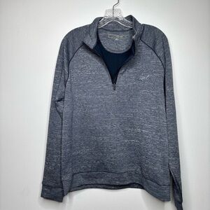 Greg Norman Men’s‎ Medium Blue Quarter Zip Pullover